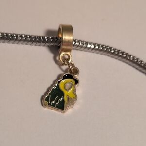 Taylor Swift Music Gold Dangle Charm‎ for Pandora Style Bracelet